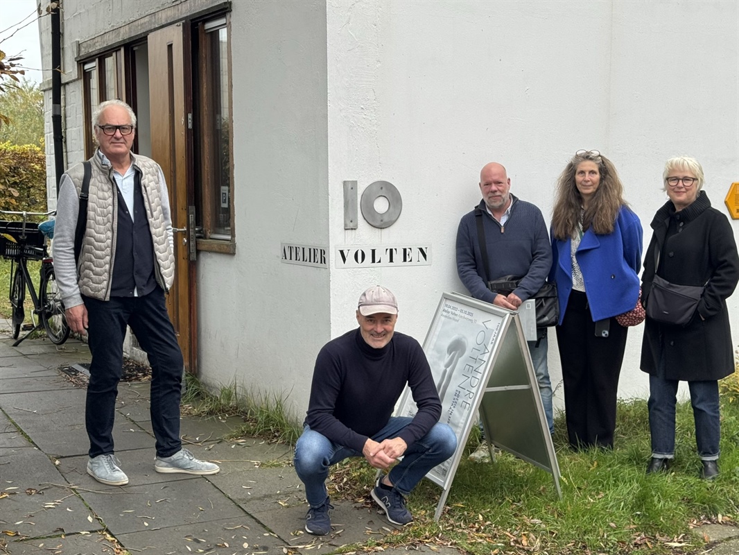 Bestuur Stichting Beeldhouwer Frans de Wit bezoekt Atelier Volten