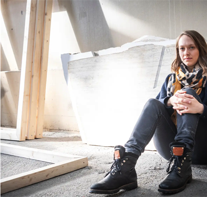 ‘Letterlijk en figuurlijk mijn eigen plek’